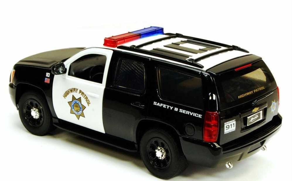 Macheta metalica Chevrolet Tahoe (Police)- Highway Patrol - 1:24 Jada