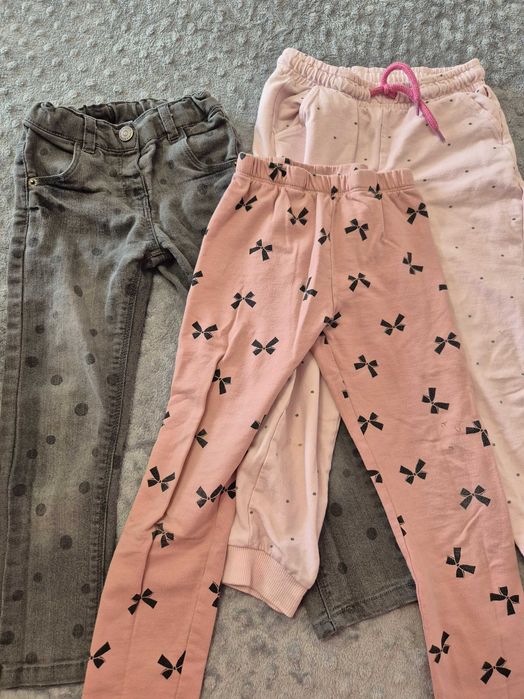 Детски дрешки размер 104/110 зимно яке Benetto, рокли Zara, Gap, блузи, клинчета.