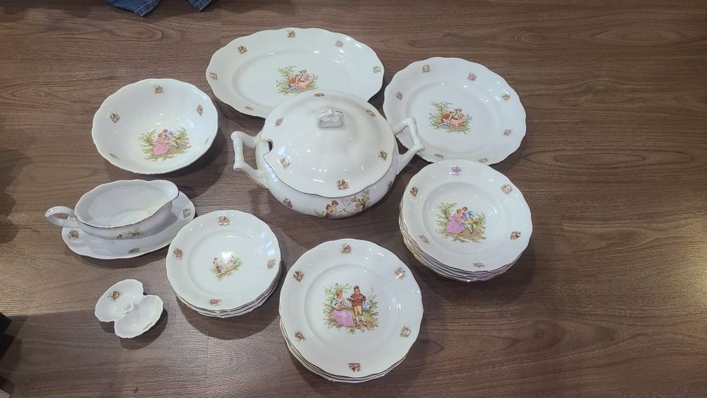 Польский столовый сервиз Пастушка