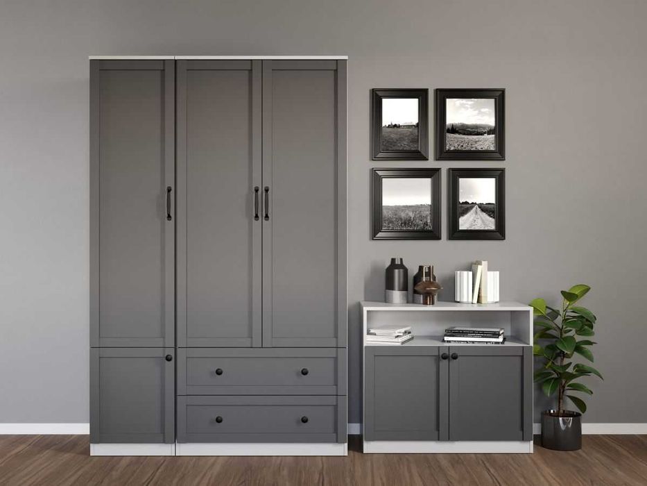 Set Mobila Dormitor Grafit C04 - Transport Gratuit in 4-10 zile