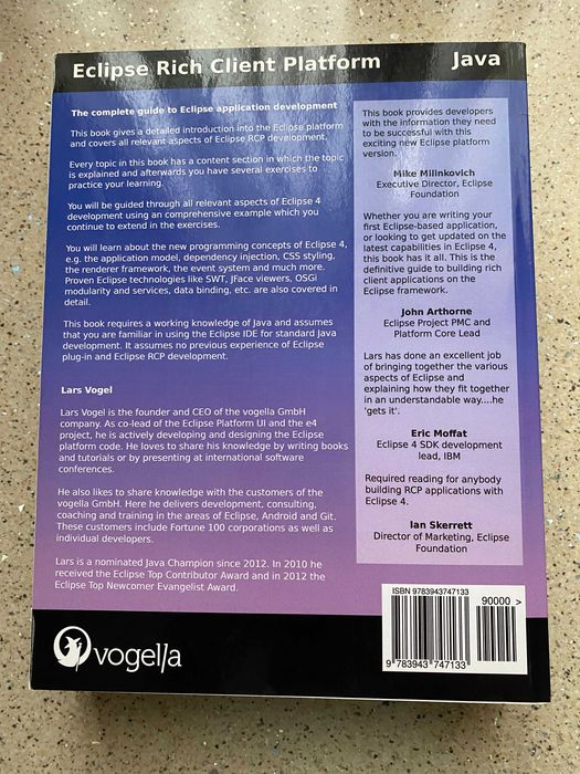 Eclipse RCP - Rich Client Platform Book: Third Edition - Limba Engleza