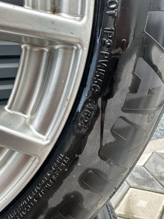 Jante aliaj Mercedes 5x112 / 5 x 112  R16 + cauciucuri  205/60/r16 dot 2024 vara