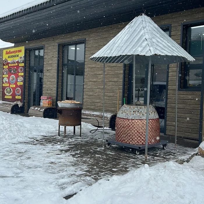 Тандыр на колёсах готовый НА ЗАКАЗ