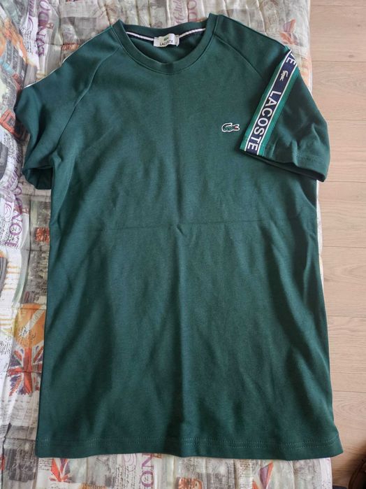 Lacoste зелен къс комплект