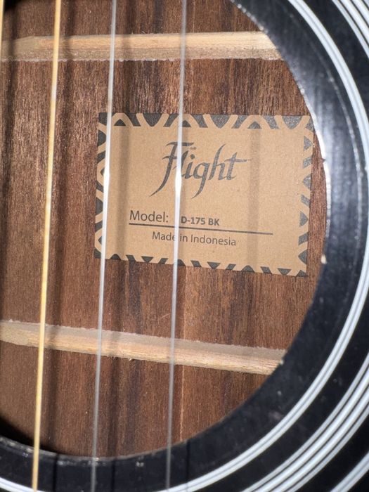 Акустическая гитара Flight D-175 BK
