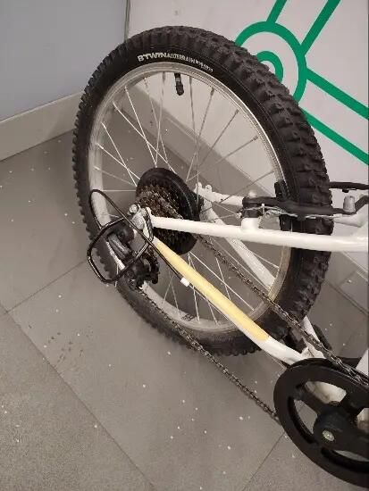 Bicicletă Mtb Explore 120 20" alb copii - (SecondHand) Decathlon