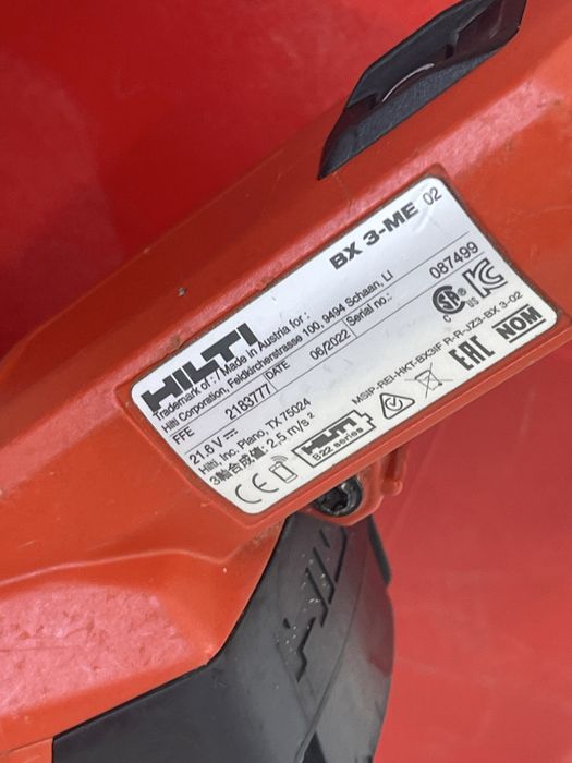 Hilti BX 3-ME pistol batut cuie beton metal