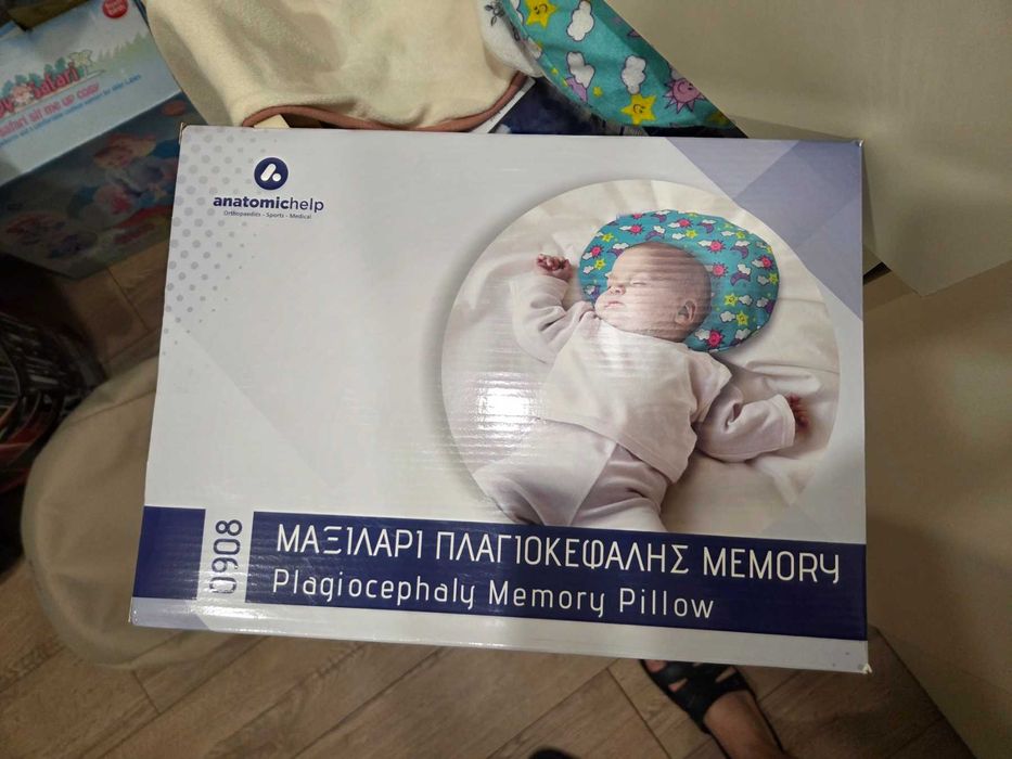 3D възглавница (размер M, 1-12 м) против плоска глава