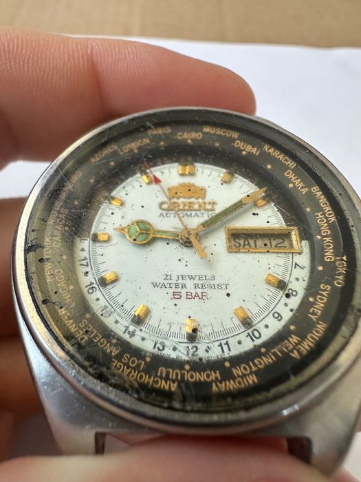 ORIENT World Time Automatic. 70-те години на миналия век.