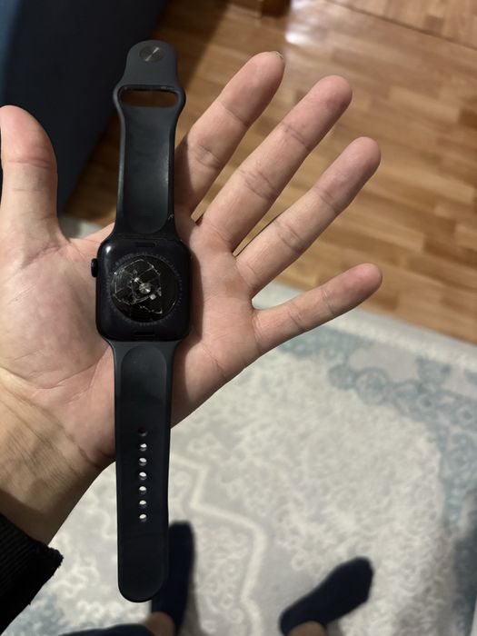 Смарт часы Apple watch Se 44мм темно синий