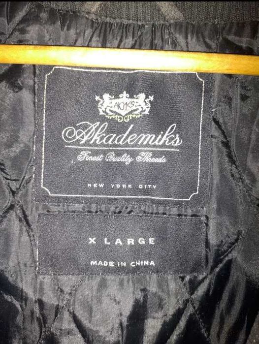 Geaca vintage old school rap, hip hop Akademiks (marimea XL)