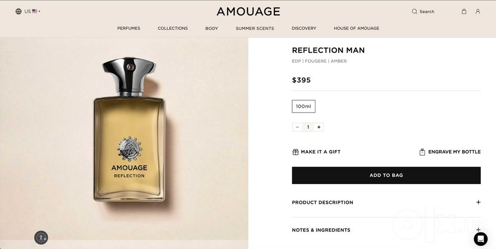 Amouage Reflection Man Original