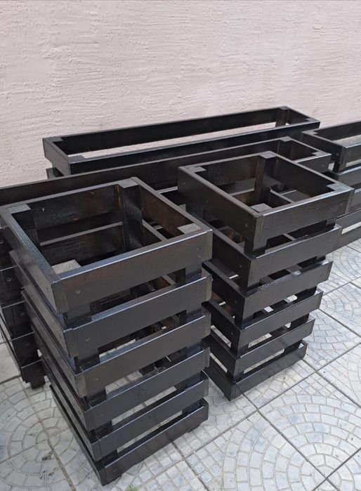 кашпо для цветов из дерева