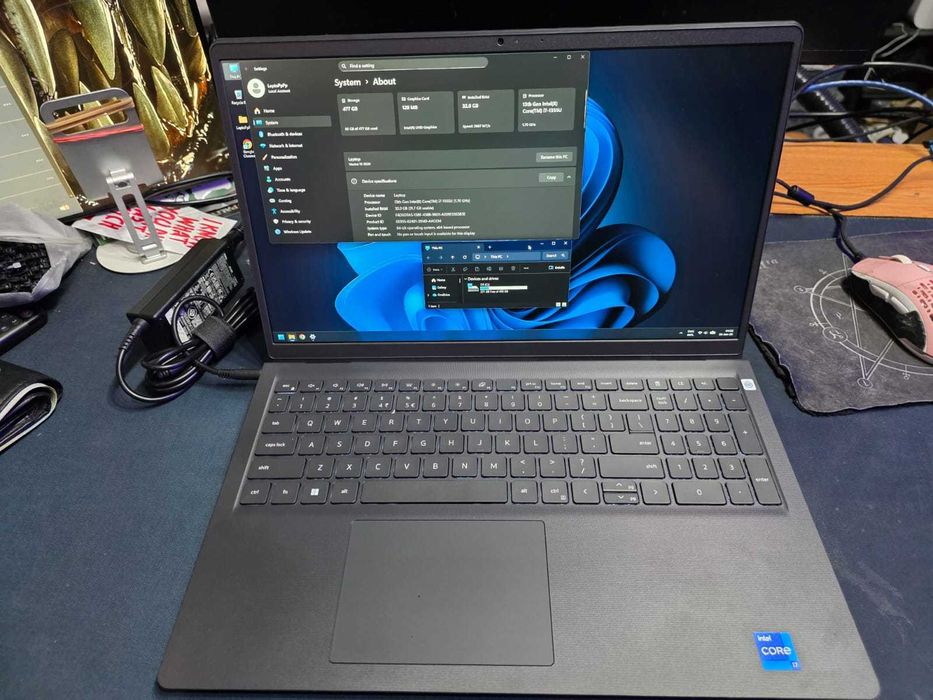 Laptop OFFICE 15" Dell INTEL i7-1355U, 32Gb DDR4, SSD 512Gb, iGPU UHD