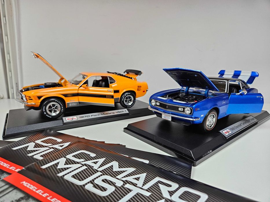 Vand colectie machete auto Camaro vs Mustang scara 1:18