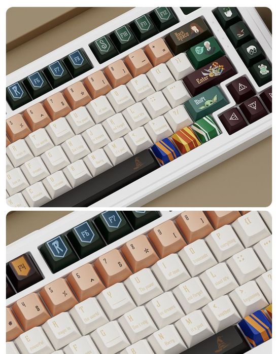 Механические кейкапы Harry Potter (полный набор, кастом)