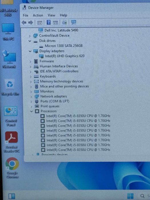 Dell Latitude 5490 I5-8350U/8RAM/256SSD/Intel UHD Graphics