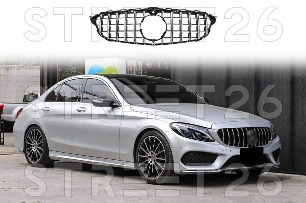 Grila Mercedes C-Class W205 (14-18) GT-R Panamericana Crom 360 Camera