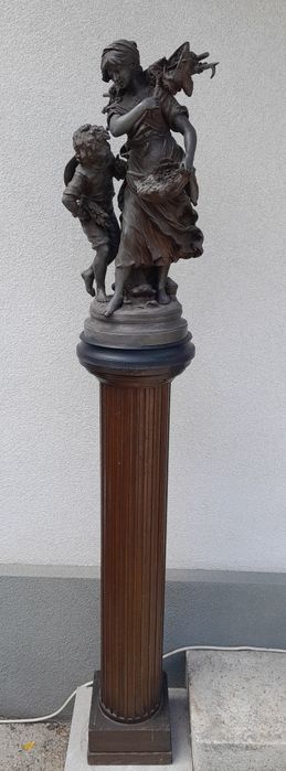 Statueta bronz Aug Moreau