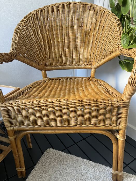 2бр. кресла естествен ратан