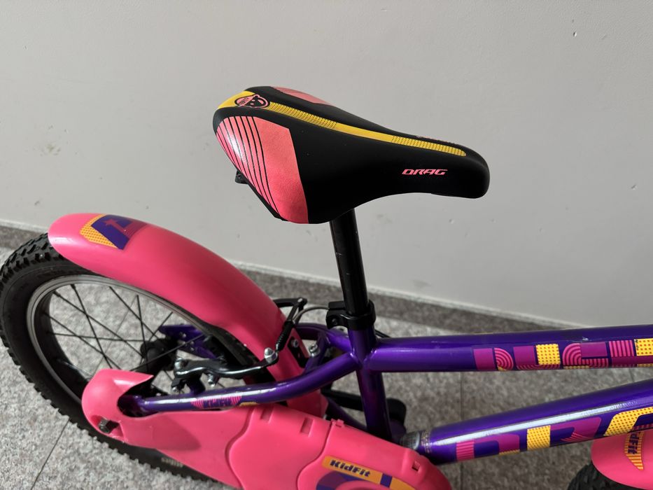 Drag Rush като ново Драг 16 цола детски велосипед детско колело розово