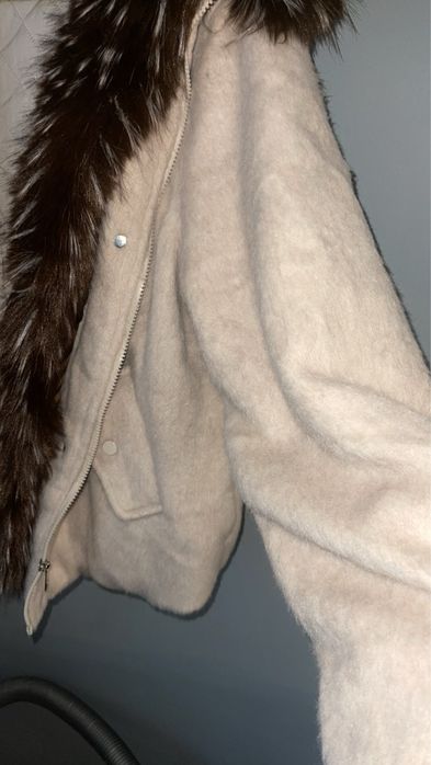 Палто - бомбър с косъм