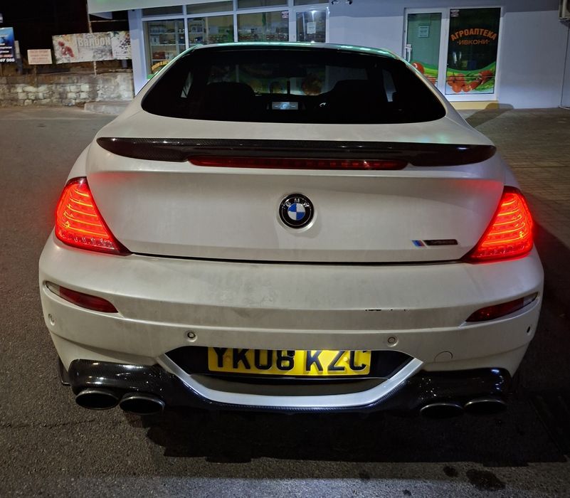 BMW 635d E63 | 286 к.с. | M-Pack | Harman Kardon | Десен волан | Нов внос