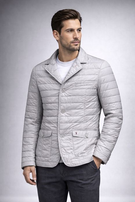 Итальянский бренд-мужская стеганная куртка-пиджак