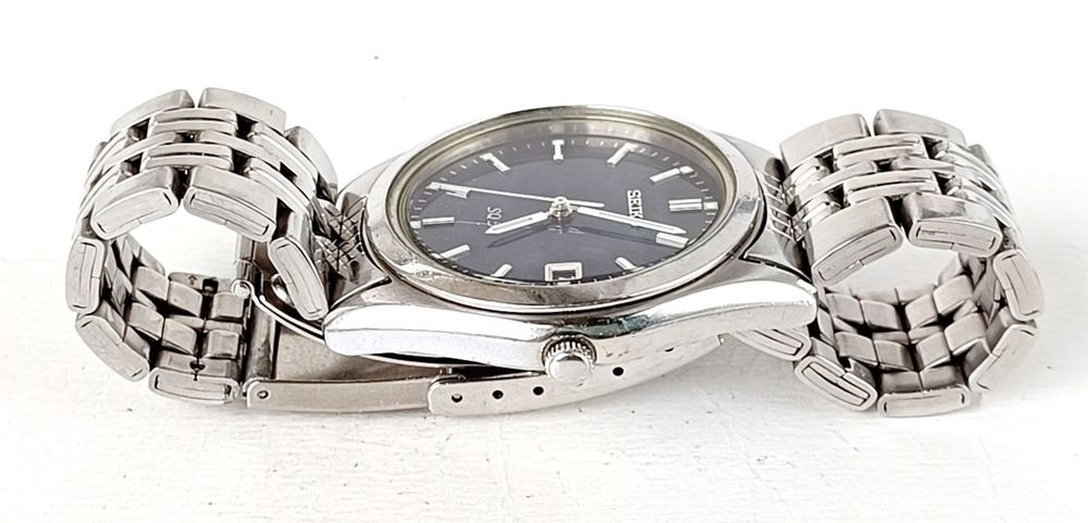 Мъжки винтидж кварцов спортен часовник Seiko 7N42-7011, работещ