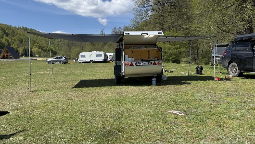 Mini Rulotă Off-Road Teardrop Kuoka Offline