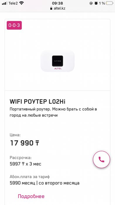 Altel Модем Алтел