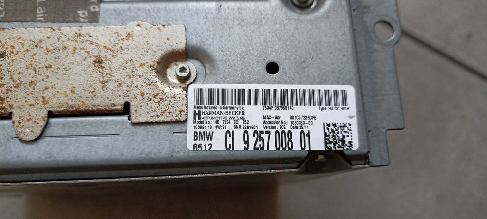 Unitate navigatie mare CIC BMW F10 F11 F06 F12 F01, 9527008, 9293395