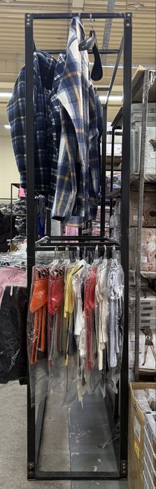 Стеллаж для одежды металлический