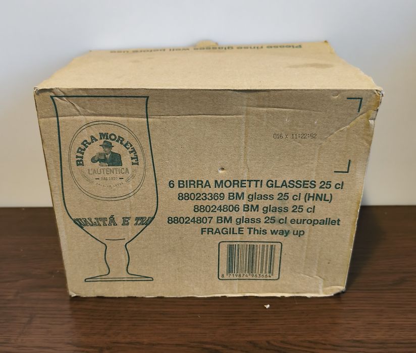 BIRRA MORETTI - Нови Чаши за Бира