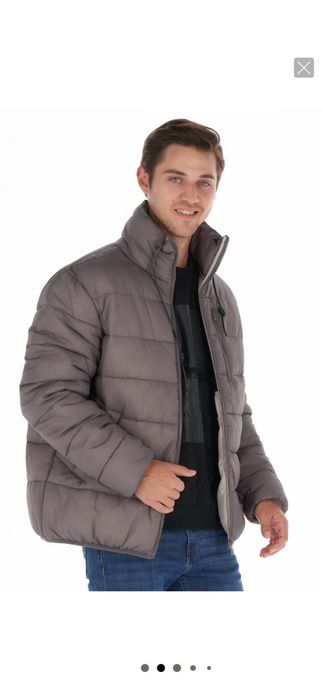 Тъмносиво яке Kenvelo размер М