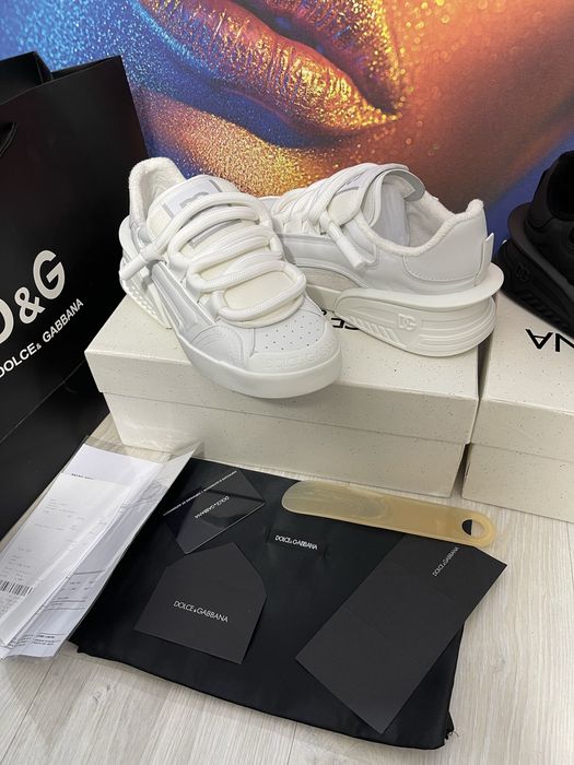 Adidasi Dolce Gabbana piele naturala 100% Full Box colectie noua