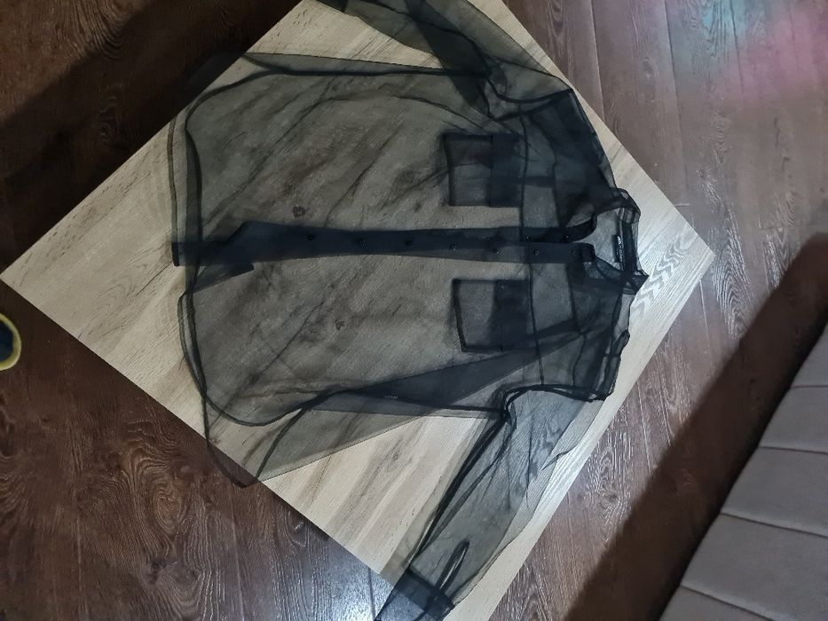 Блузка женская чёрная Zara,размер 48.