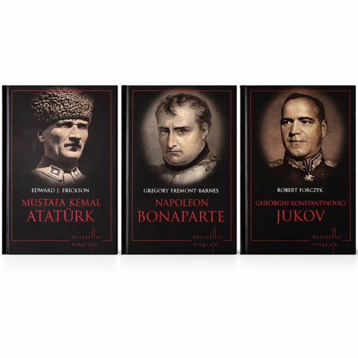 Set trei biografii militare, Ataturk, Napolen Bonaparte, Jukov