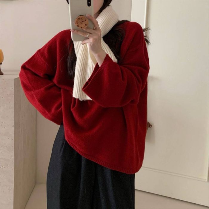 Женский джемпер, свитер оверсайз