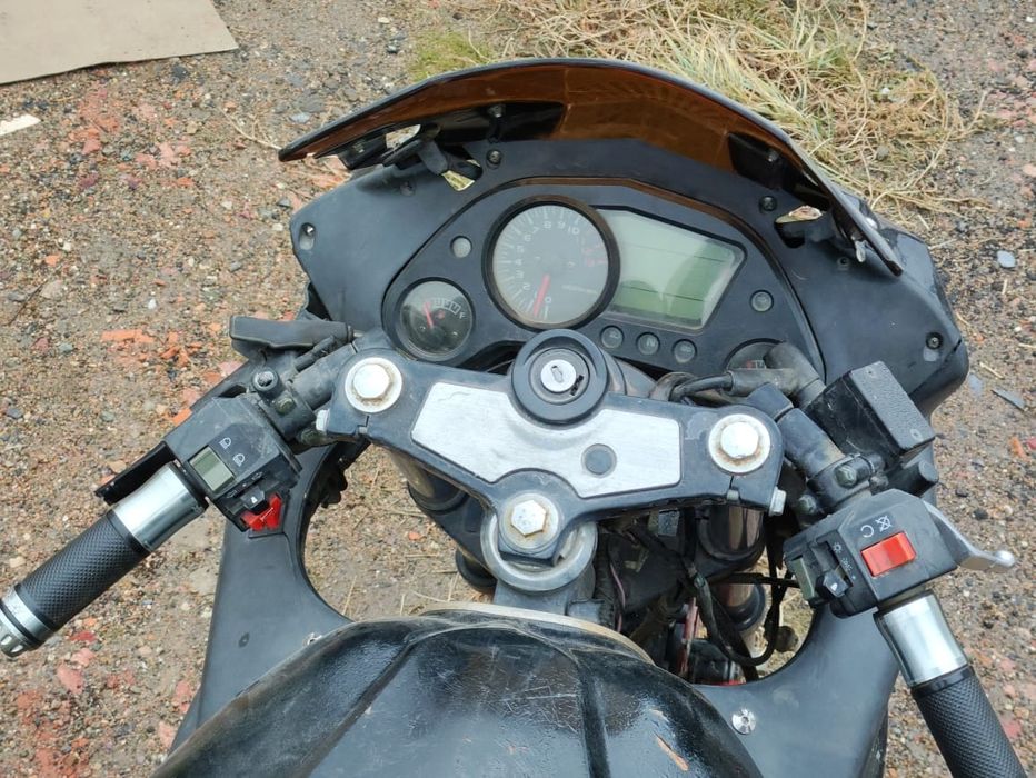 Мотоцикл   на ходу