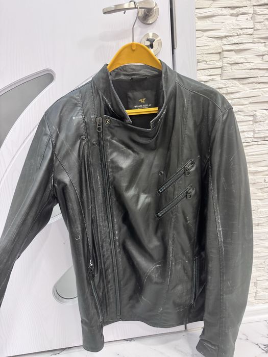 Мъжко кожоне яке риплей  естествена кожа