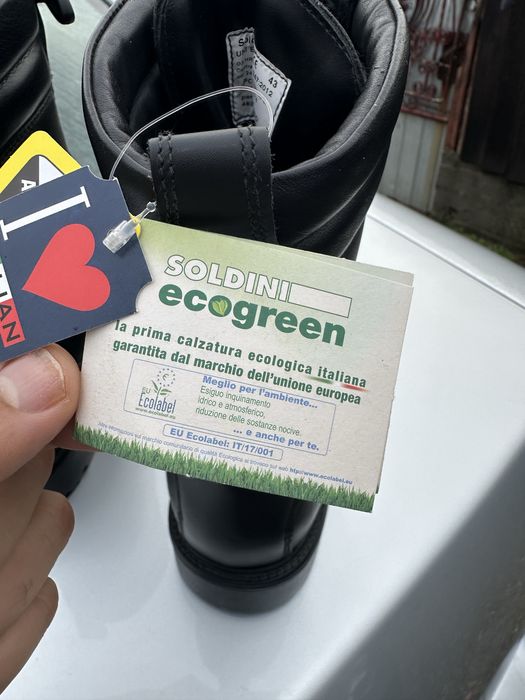 Ghete barbatesti din piele naturala, fabricate in italia