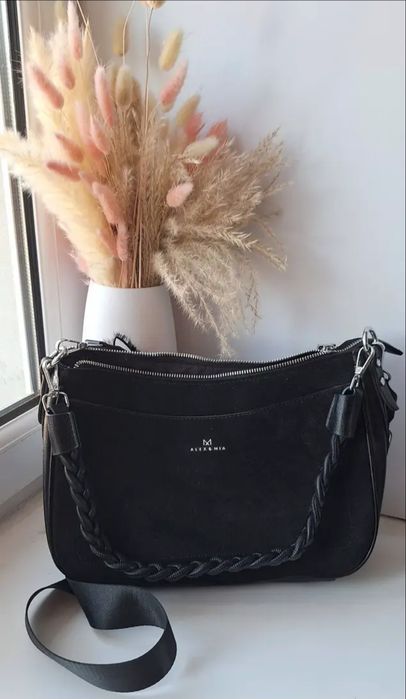 Сумка женская замшевая