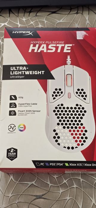 Игровая мышь HyperX Pulsefire Haste White