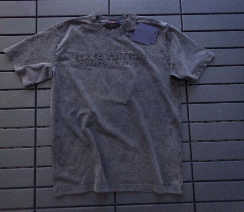 Мъжка тениска Louis Vuitton Washed Ribbed T shirt
