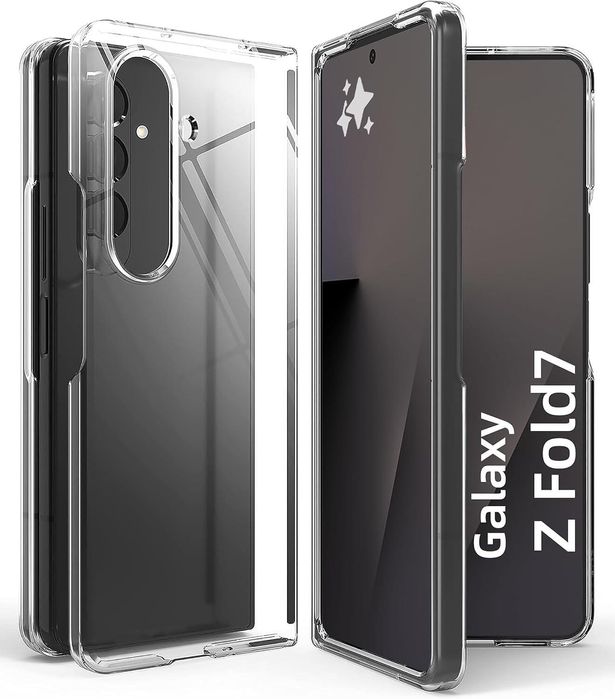 Прозрачен Кейс за Samsung Galaxy Z Fold7 от две части