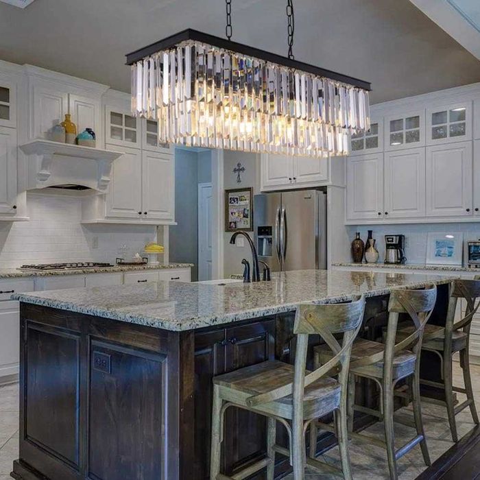 Candelabru de cristal  Luxury Wellmet cu 9 lumini, 87 cm