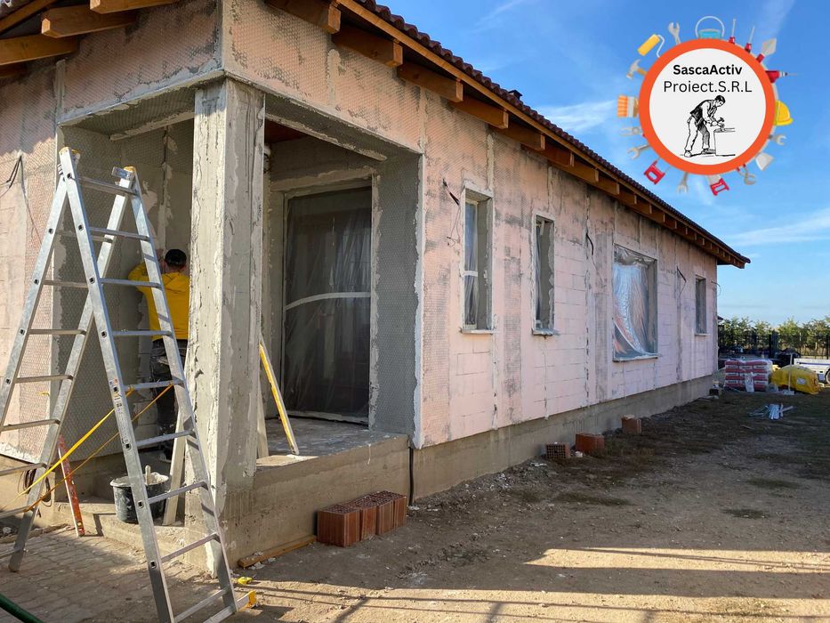 Tencuială Mecanizată la Drept – Finisaje de Înaltă Precizie