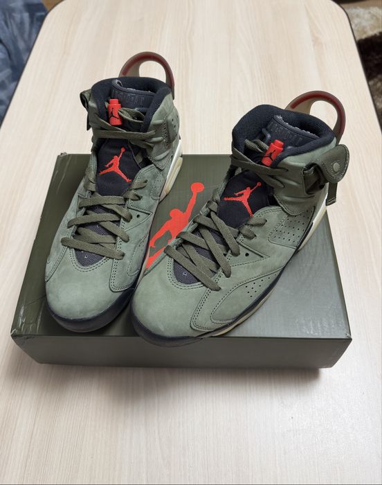 Jordan 6 Olive x Travis Scott