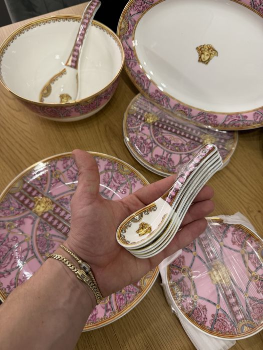 Versace Rosenthal La Scala del Palazzo Rosa комплект за хранене от 32 части